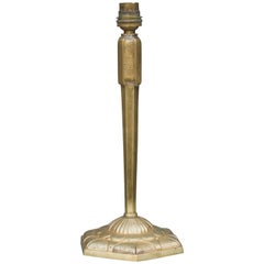 Antique Gilt Bronze French Art Deco Table Lamp