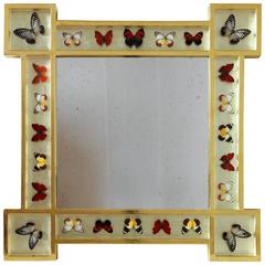 Red Butterfly Mirror