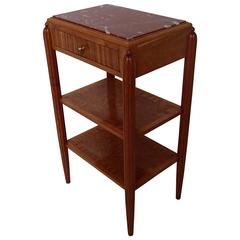 1920 Console High Table Oak Zebra Wood Maple Eye Marble 3