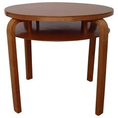 Mid-Century Original Alvar Aalto Round Table Birch