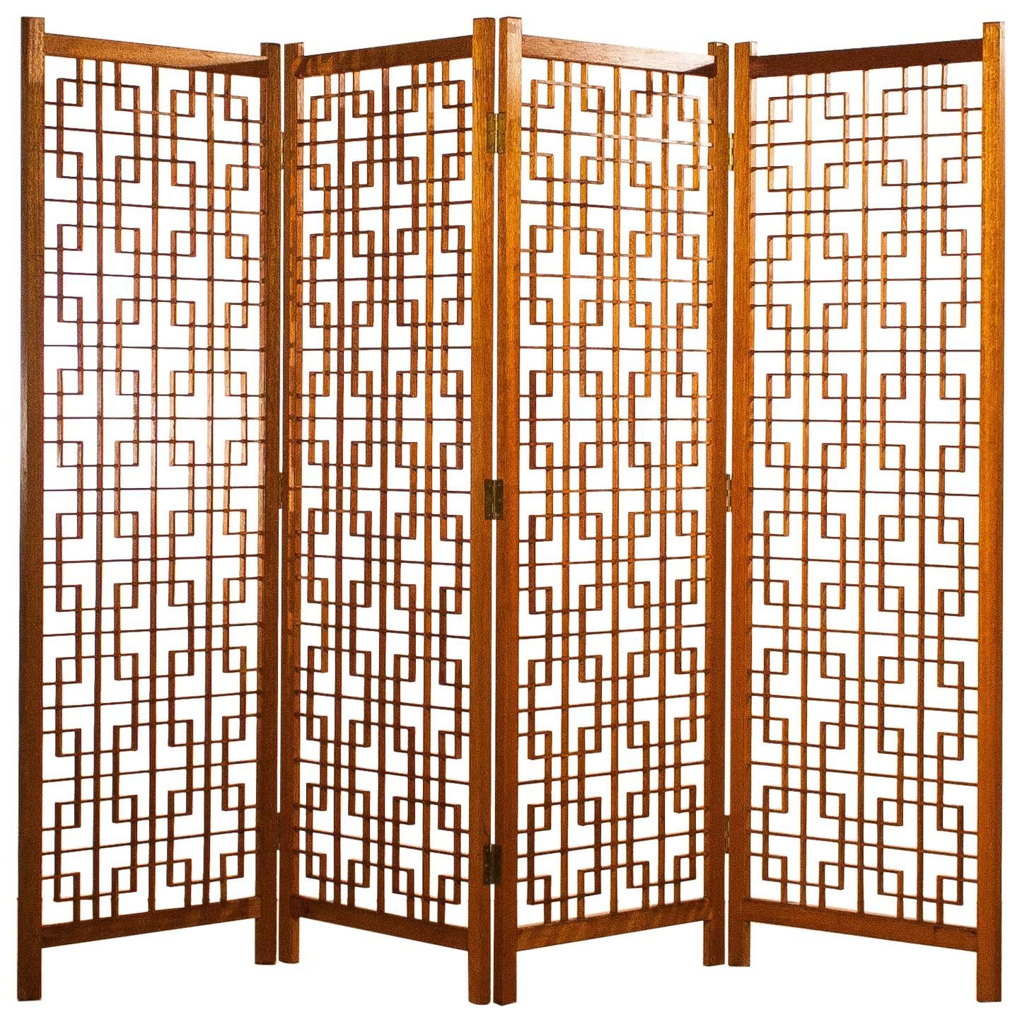 1950s, Teak Room Divider / Screen