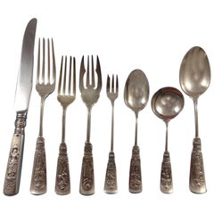 Fontainebleau by Gorham Sterling Silver Flatware Set for 12 Service 123 Pieces