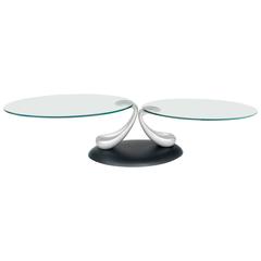 Papillon Extension Coffee Table by Gamba & Guerra, 1980s