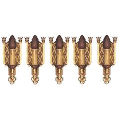 4 European Inspired Single Bulb Wall Sconces 11