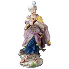 Antique Meissen Porcelain Figure of Cyrus, circa 1750