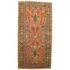 Antique Northwest Persian Oriental Carpet Small Decorative Rug W Antique Persian Hamadan Oriental Rug Small Runner Size Fl With Jewel Tones
