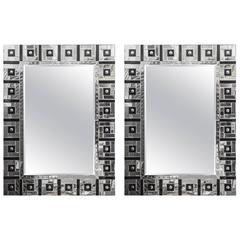 Pair of French Art Deco Mirrors