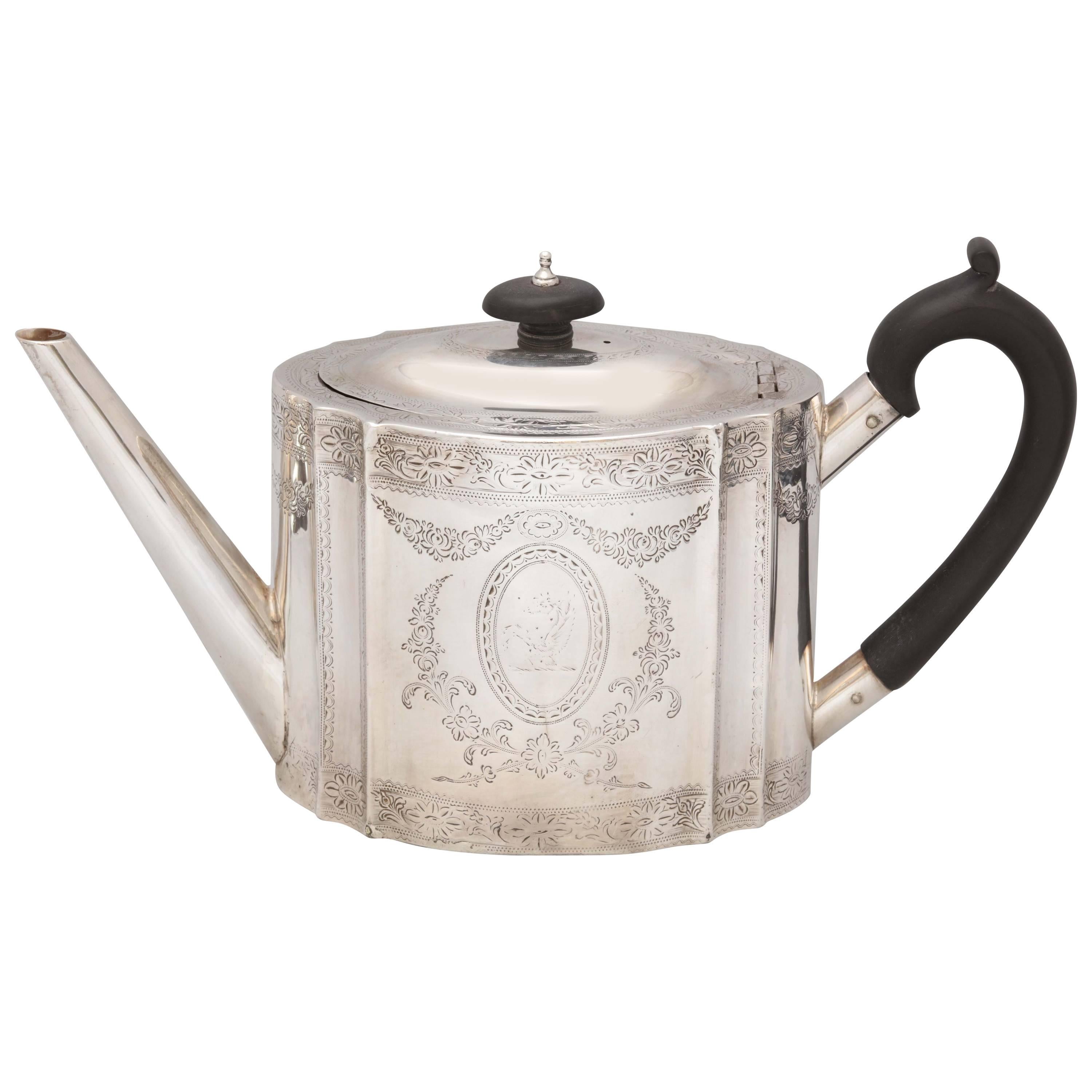 Georgian Sterling Silver Tea Pot