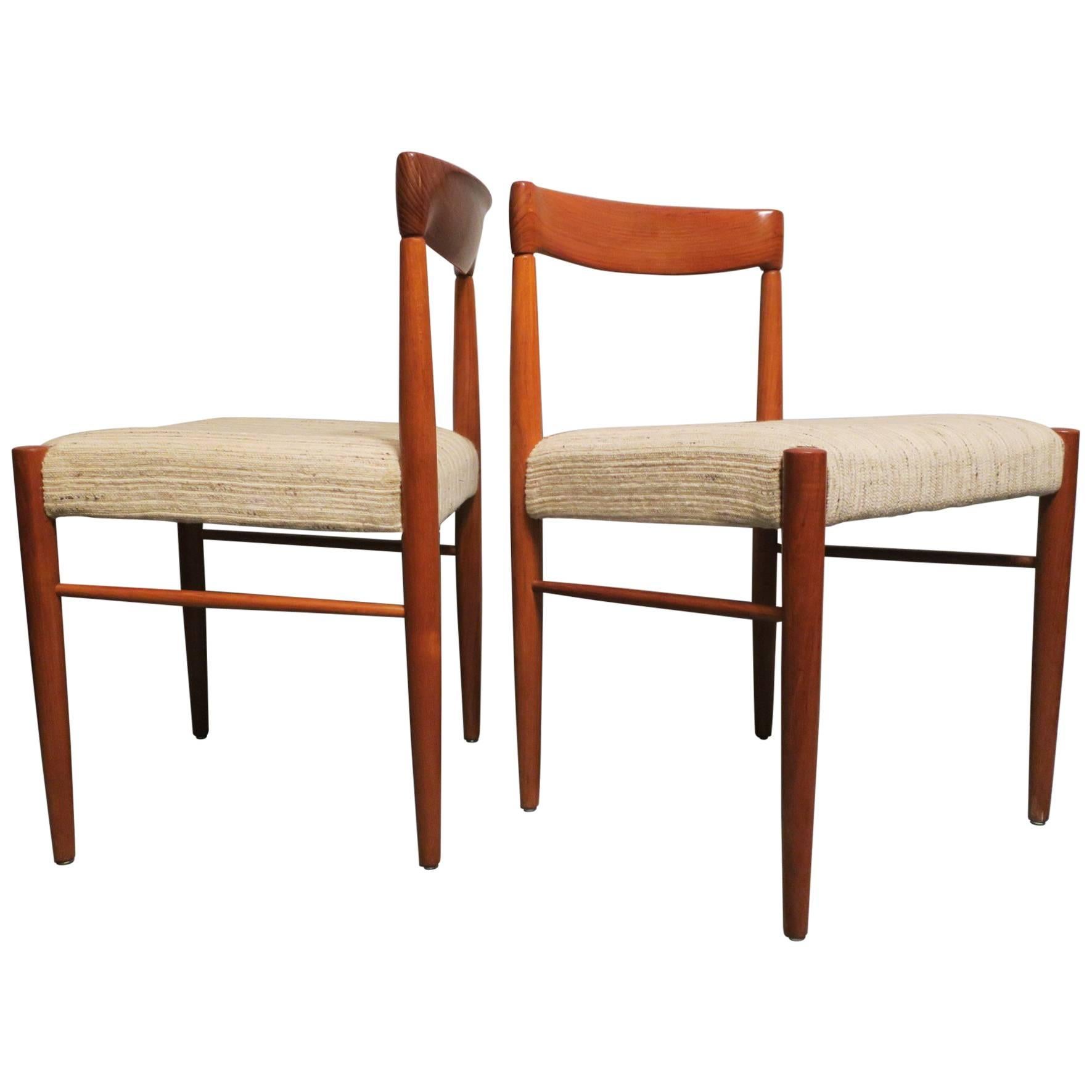 Pair of Teak Chairs by Henry W Klein for Bramin, 1960s For Sale