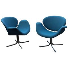 Easy Pair Tulip Chairs Designed by Pierre Paulin