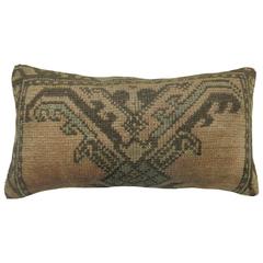 Antique Oushak Rug Pillow