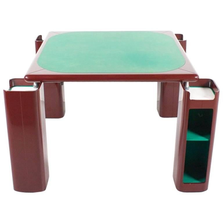 1970s Game, Card or Dining Table by Pierluigi Molinari for Pozzi Milano