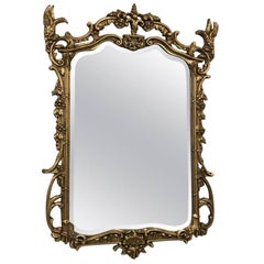 Giltwood Mirror with Eagle Motif