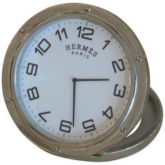 Retro Hermes Folding Travel Clock