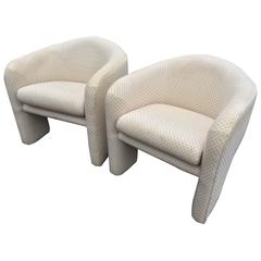 Pair of Modular Style Club Chairs