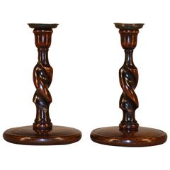 English Pair of Candlesticks, circa 1900