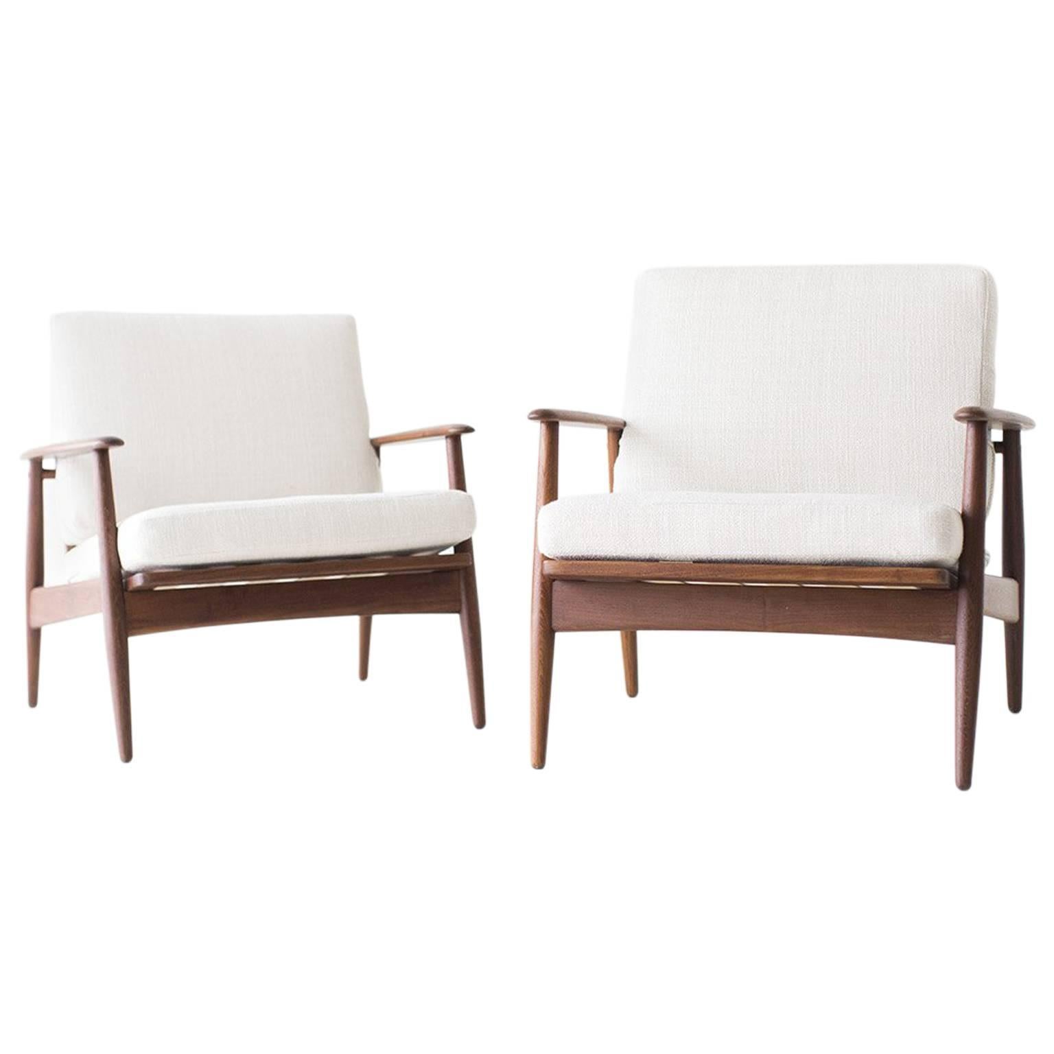 Danish Teak Lounge Chairs for Moreddi