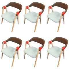 Six nouvelles chaises à manger Mathilda de Patricia Urquiola pour Moroso