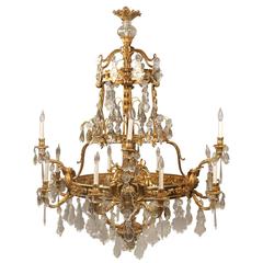 Antique Unique Late 19th Century Regence Style Chandelier