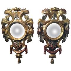 Pair of Italian Baroque Style Mirrors, 19th Century 9