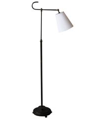 Vintage Danish Brass Floor Light