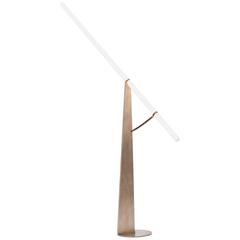 Bec Brittain Cantilevered Bronze and Glass Floor Lamp 4