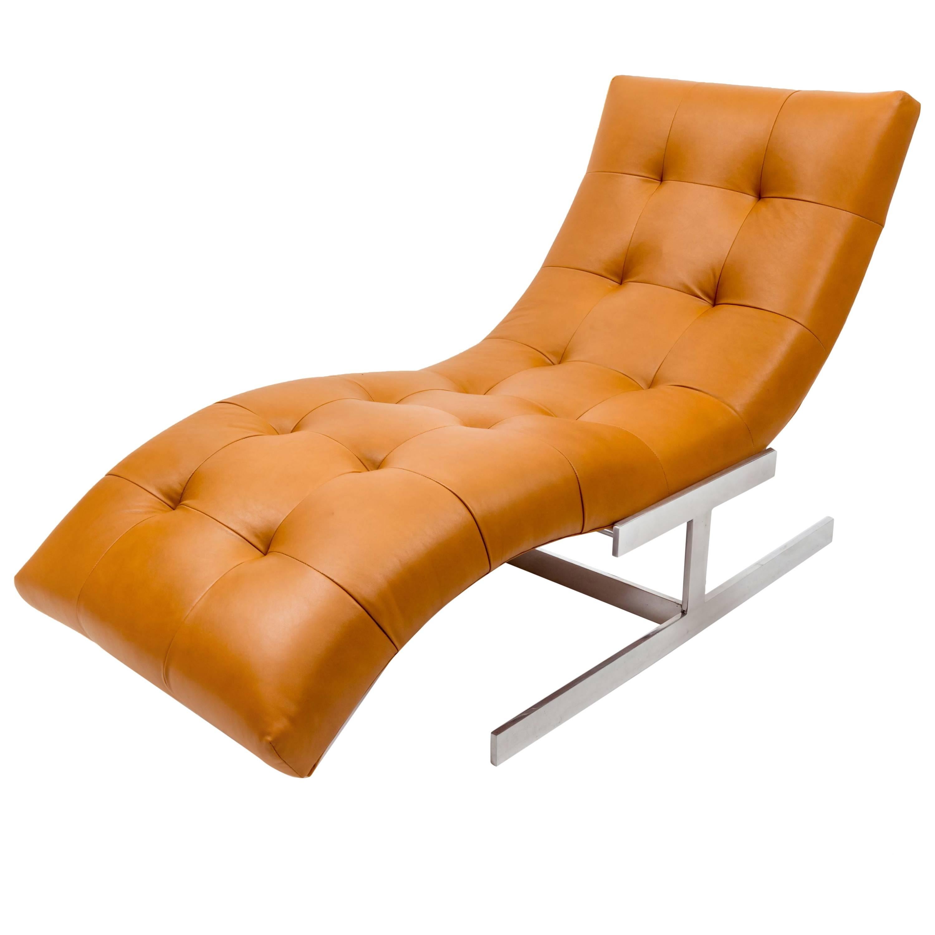 Milo Baughman 'Wave' Chaise