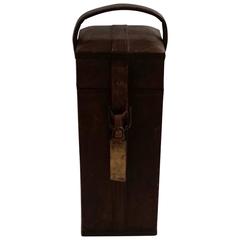 Wine Tote in Faux Leather