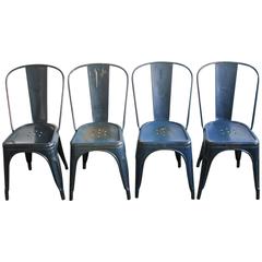 Vintage Tolix "A" Chairs, circa 1940 Le Materiel Chirurgical Paris