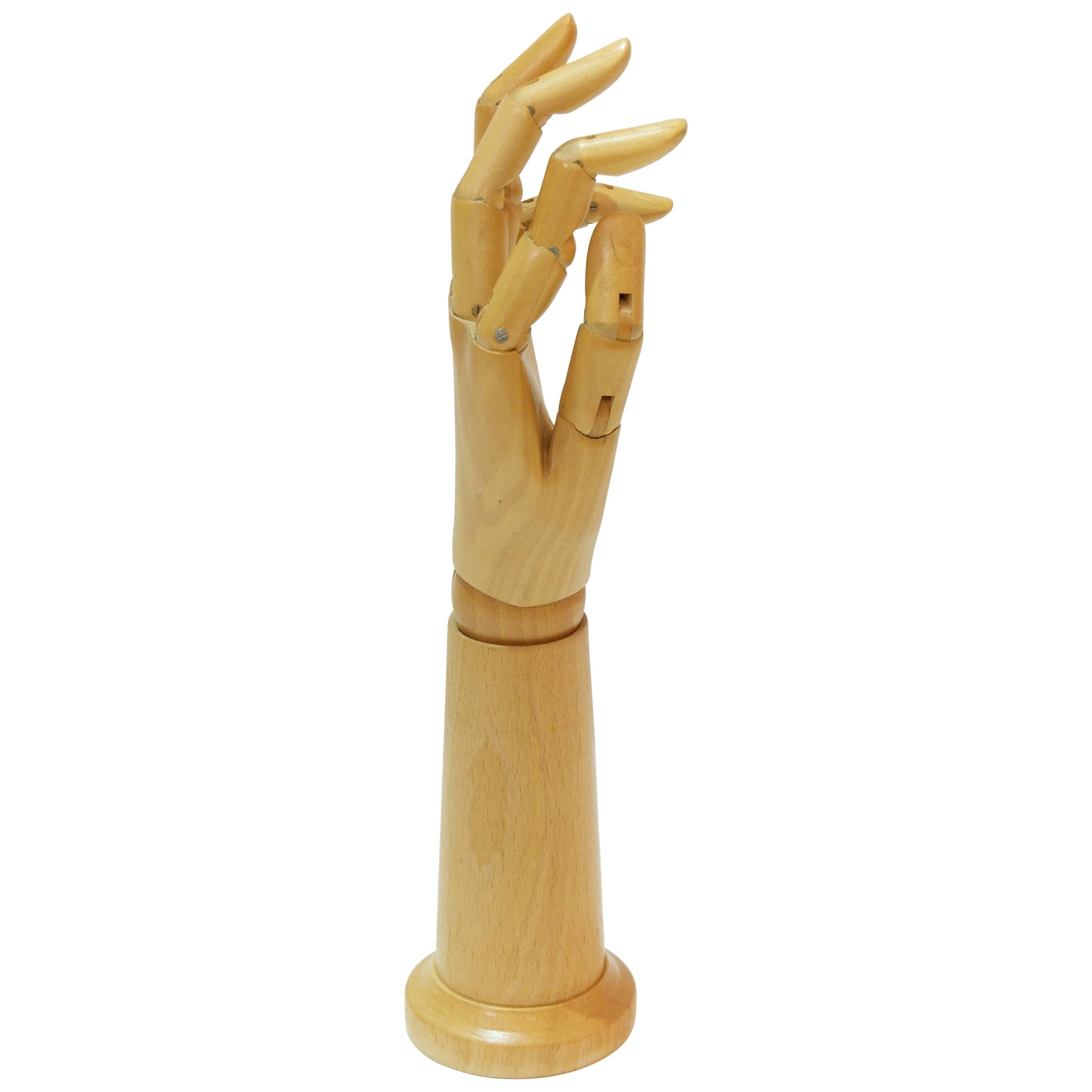 Wooden Articulated Model Hand