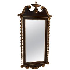 Antique Giltwood Mahogany Mirror