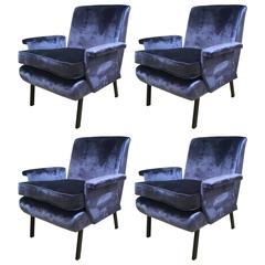 Pair of  1950s Italian Armchairs