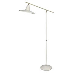 Early Guiseppe Ostuni Tall and Elegant Single Cone Floorlamp