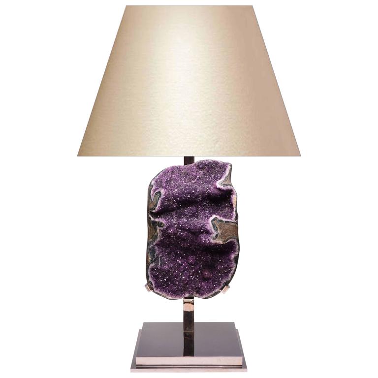 Amethyst Mineral Lamps at 1stdibs