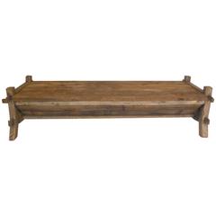 19th Century Japanese Coffee Table or Bench with Storage