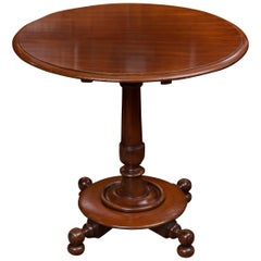 English Mahogany, George iv  Tilt-Top Table, circa 1835