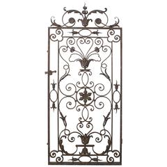 Antique Iron Gate from France, 19th Century