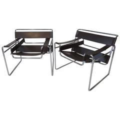 Marcel Breuer Wassily Knoll Lounge Chairs