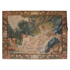 Late 19th Century Painting on Canvas Grass Juice Venus Hunter