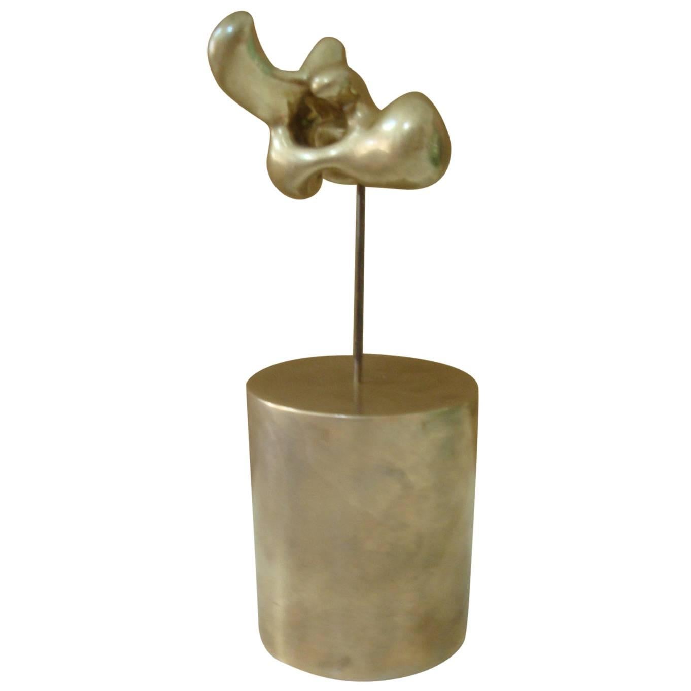 Bronze Abstract Sculpture by Eli Karpel