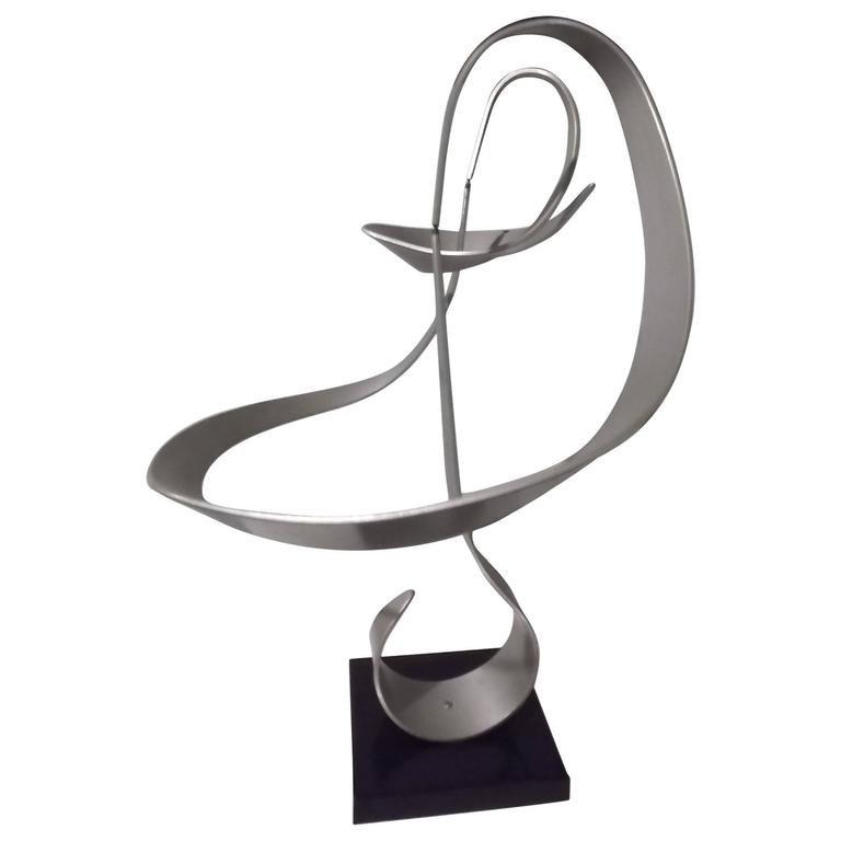 John Anderson Abstract Aluminium and Acrylic Kinetic Sculpture For Sale ...