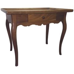 Side Table 19th Century Swiss Provenance Walnut