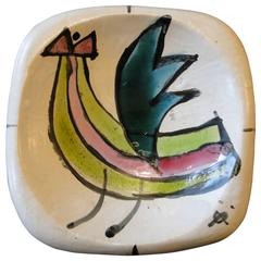 French Artist Georges Jouve Ceramic Cendrier or Vide Poche Pear 2