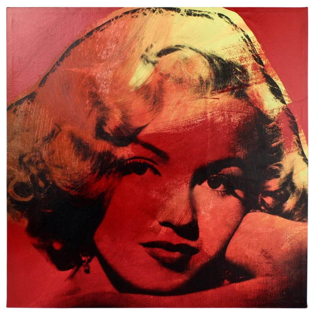Mini Marilyn 11 Red, A Pop-Art Screenprint of Marilyn Monroe by Steve Kaufman