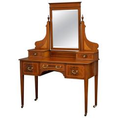 Fine Quality Edwardian Dressing Table in Mahogany