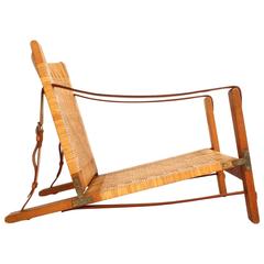 Extremely Rare Børge Mogensen Hunting Chair by Cabinetmaker Erhard Rasmussen