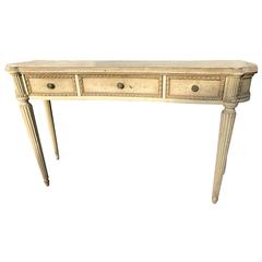 Original Painted French Dressing or Console Table 6