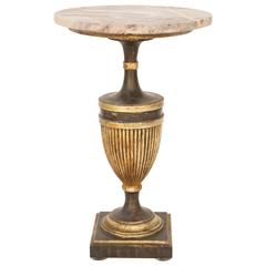 Italian Urn-Form Accent Table with Marble Top 12