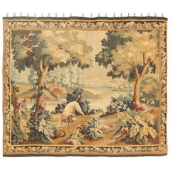 Flemish Early 19th Century Louis XIV Verdure Tapestry