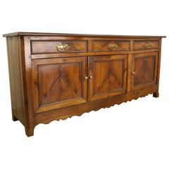 Dramatically Grained Antique Cherry Enfilade